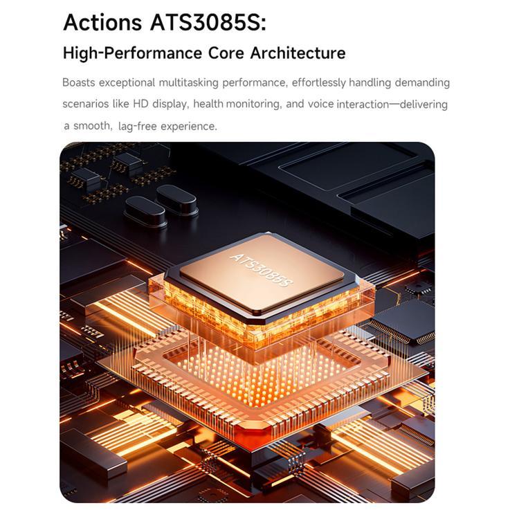 HD X2 Mini 1.32 吋 AMOLED 螢幕智慧手錶，IP68 防水，支援藍牙通話