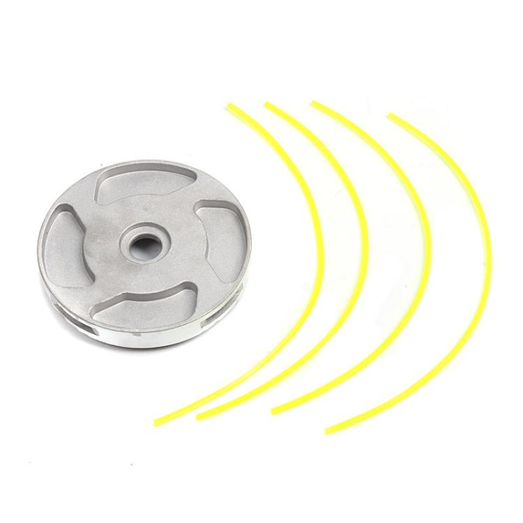 Lawn Mower Aluminum Alloy Grass Trimmer Head with Cables