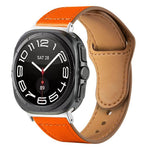 鉚釘反扣皮革錶帶，適用於 Samsung Galaxy Watch Ultra 47mm / Ultra 2025