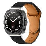 鉚釘反扣皮革錶帶，適用於 Samsung Galaxy Watch Ultra 47mm / Ultra 2025