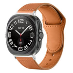 鉚釘反扣皮革錶帶，適用於 Samsung Galaxy Watch Ultra 47mm / Ultra 2025