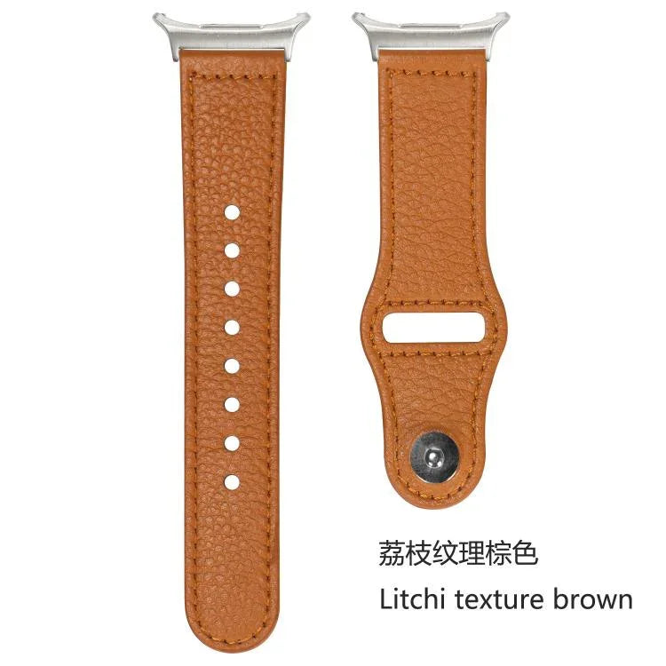 鉚釘反扣皮革錶帶，適用於 Samsung Galaxy Watch Ultra 47mm / Ultra 2025
