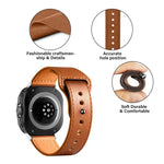 鉚釘反扣皮革錶帶，適用於 Samsung Galaxy Watch Ultra 47mm / Ultra 2025