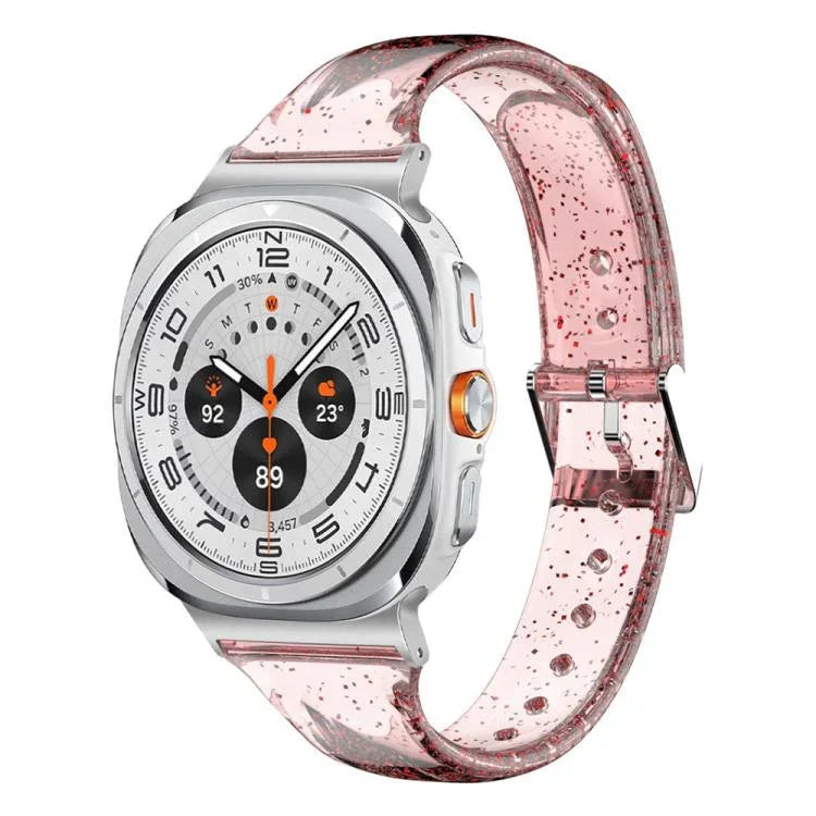 閃粉 TPU 錶帶，適用於 Samsung Galaxy Watch Ultra 47mm / Ultra 2025