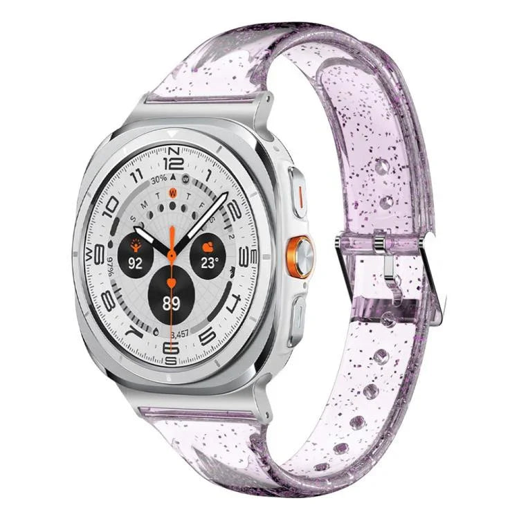 閃粉 TPU 錶帶，適用於 Samsung Galaxy Watch Ultra 47mm / Ultra 2025