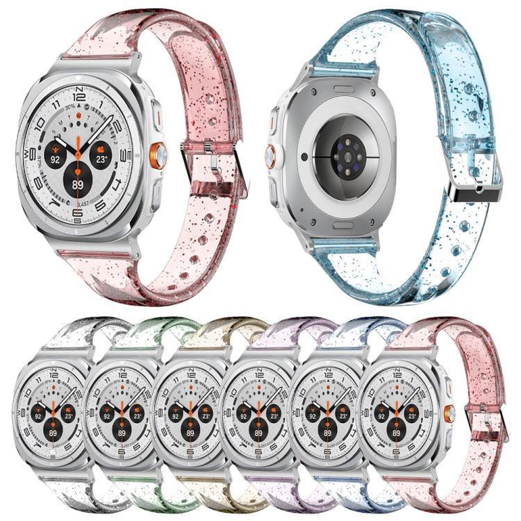 閃粉 TPU 錶帶，適用於 Samsung Galaxy Watch Ultra 47mm / Ultra 2025