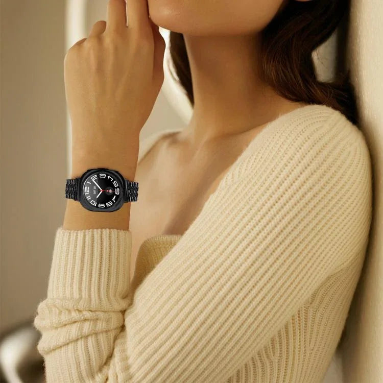 龜形扣五珠不鏽鋼錶帶，適用於 Samsung Galaxy Watch Ultra 47mm / Ultra 2025