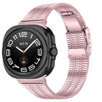 龜形扣五珠不鏽鋼錶帶，適用於 Samsung Galaxy Watch Ultra 47mm / Ultra 2025