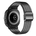 七珠扣環不鏽鋼錶帶，適用於 Samsung Galaxy Watch Ultra 47mm / Ultra 2025