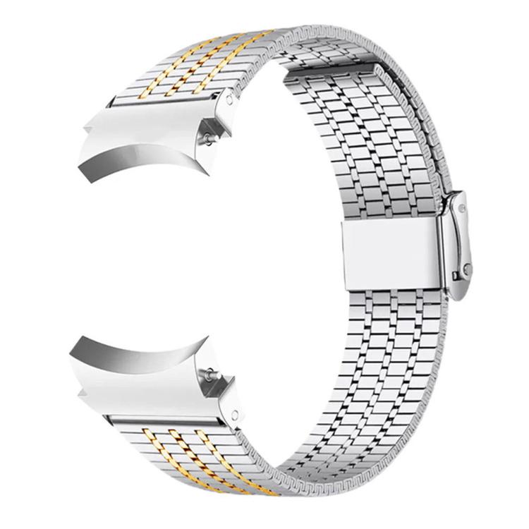 七珠扣不鏽鋼錶帶，適用於 Samsung Galaxy Watch 7 / 6 / 5 / 4