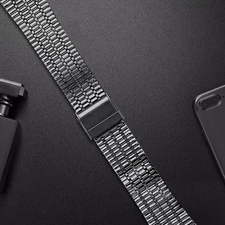 七珠扣不鏽鋼錶帶，適用於 Samsung Galaxy Watch 7 / 6 / 5 / 4