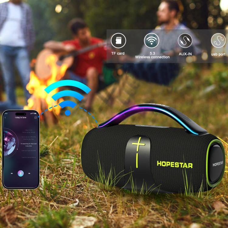 HOPESTAR H85 70W 戶外便攜防水藍牙喇叭，支援 TF / AUX / USB