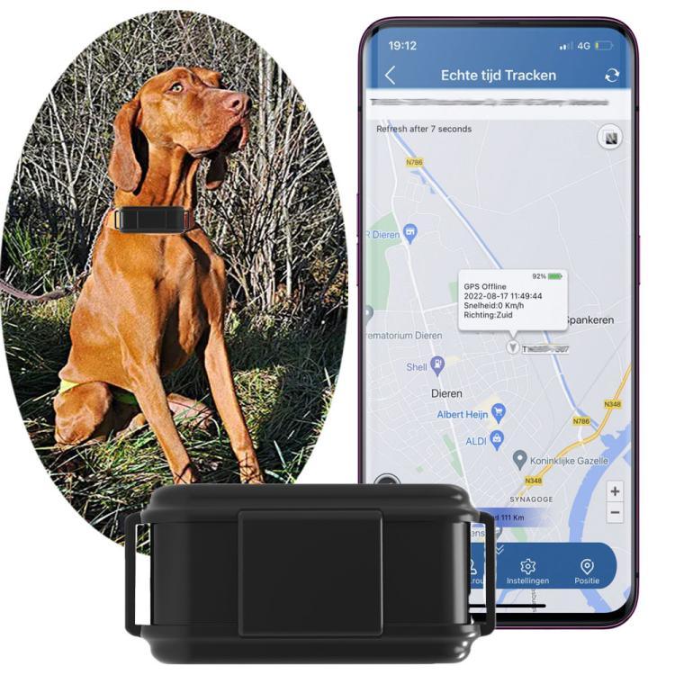 TK919 4G 狗項圈 IP67 防水 GPS 定位器