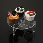 YX171 壓克力飲料分配器飲料架蛋糕架，19x19x8cm，22x22x12cm