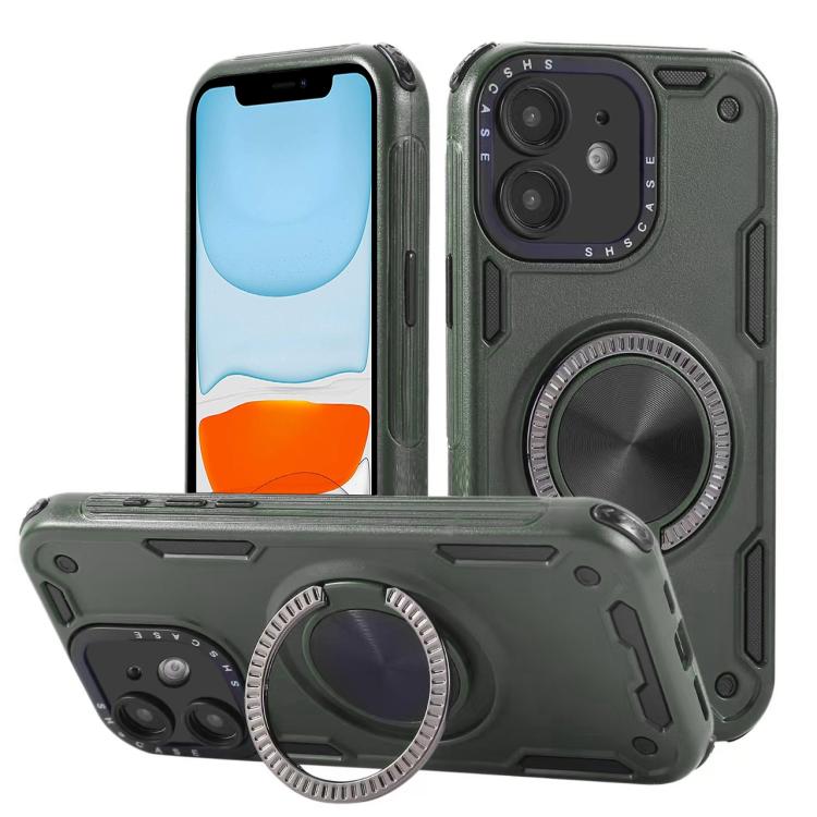 三核機械360度旋轉磁吸手機殼，適用於 iPhone 12，適用於 iPhone 12 Pro，適用於 iPhone 11