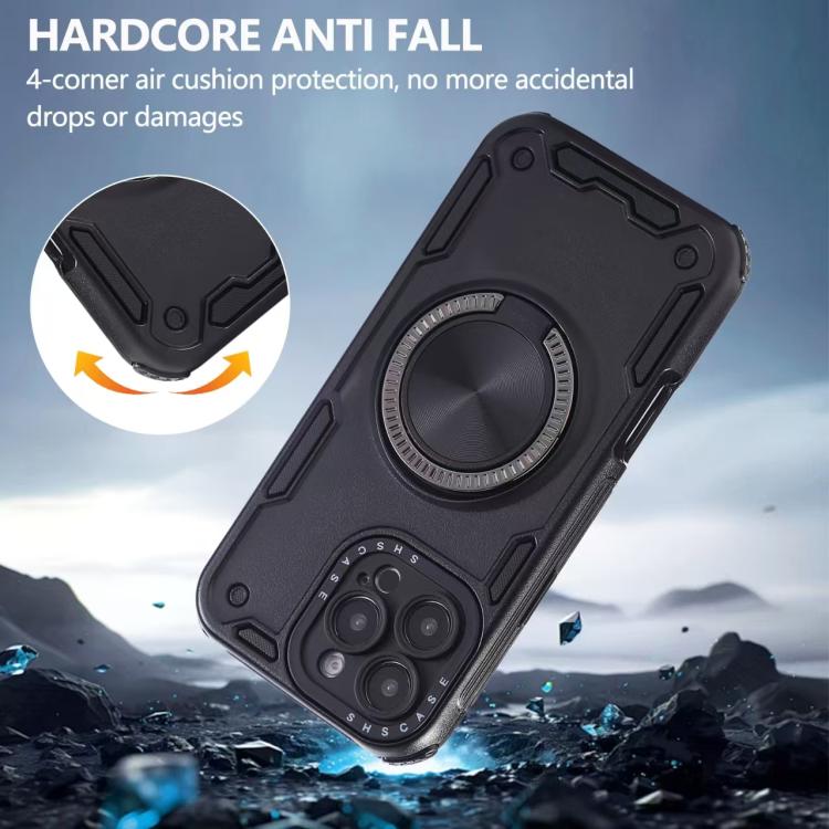 三核機械360度旋轉磁吸手機殼，適用於 iPhone 12，適用於 iPhone 12 Pro，適用於 iPhone 11
