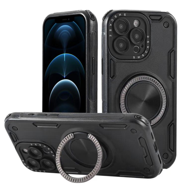 三核機械360度旋轉磁吸手機殼，適用於 iPhone 12，適用於 iPhone 12 Pro，適用於 iPhone 11
