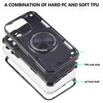 三核機械360度旋轉磁吸手機殼，適用於 iPhone 12，適用於 iPhone 12 Pro，適用於 iPhone 11