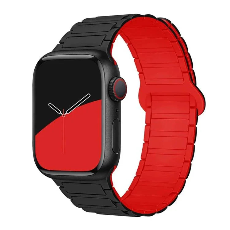 xDfind 磁吸三珠矽膠錶帶，適用於 Apple Watch 42 / 44 / 45 / 46 / 49mm，適用於 Apple Watch 38 / 40 / 41 / S10 42mm