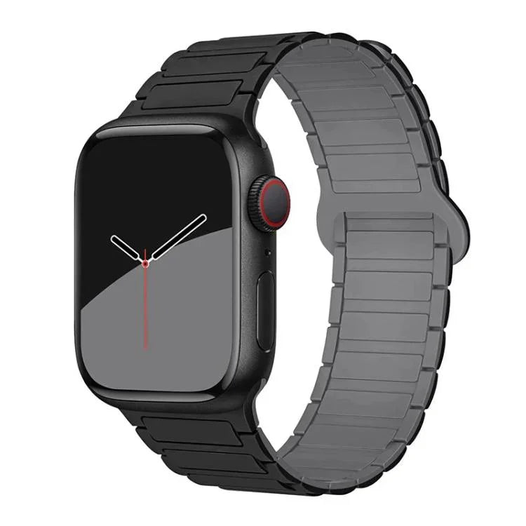 xDfind 磁吸三珠矽膠錶帶，適用於 Apple Watch 42 / 44 / 45 / 46 / 49mm，適用於 Apple Watch 38 / 40 / 41 / S10 42mm