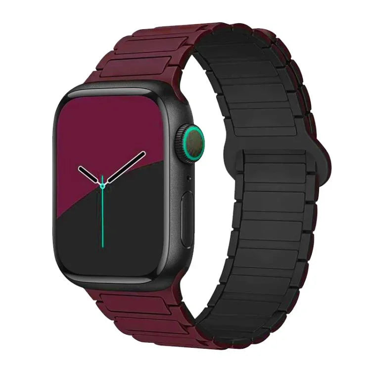 xDfind 磁吸三珠矽膠錶帶，適用於 Apple Watch 42 / 44 / 45 / 46 / 49mm，適用於 Apple Watch 38 / 40 / 41 / S10 42mm