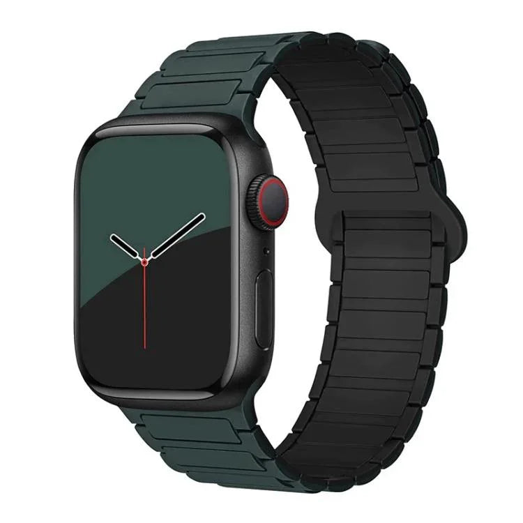 xDfind 磁吸三珠矽膠錶帶，適用於 Apple Watch 42 / 44 / 45 / 46 / 49mm，適用於 Apple Watch 38 / 40 / 41 / S10 42mm