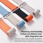 xDfind 磁吸三珠矽膠錶帶，適用於 Apple Watch 42 / 44 / 45 / 46 / 49mm，適用於 Apple Watch 38 / 40 / 41 / S10 42mm