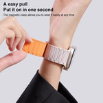 xDfind 磁吸三珠矽膠錶帶，適用於 Apple Watch 42 / 44 / 45 / 46 / 49mm，適用於 Apple Watch 38 / 40 / 41 / S10 42mm