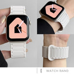 xDfind 磁吸三珠矽膠錶帶，適用於 Apple Watch 42 / 44 / 45 / 46 / 49mm，適用於 Apple Watch 38 / 40 / 41 / S10 42mm