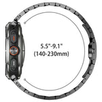 蝴蝶扣鈦合金錶帶，適用於三星Galaxy Watch8 / Watch8 Classic