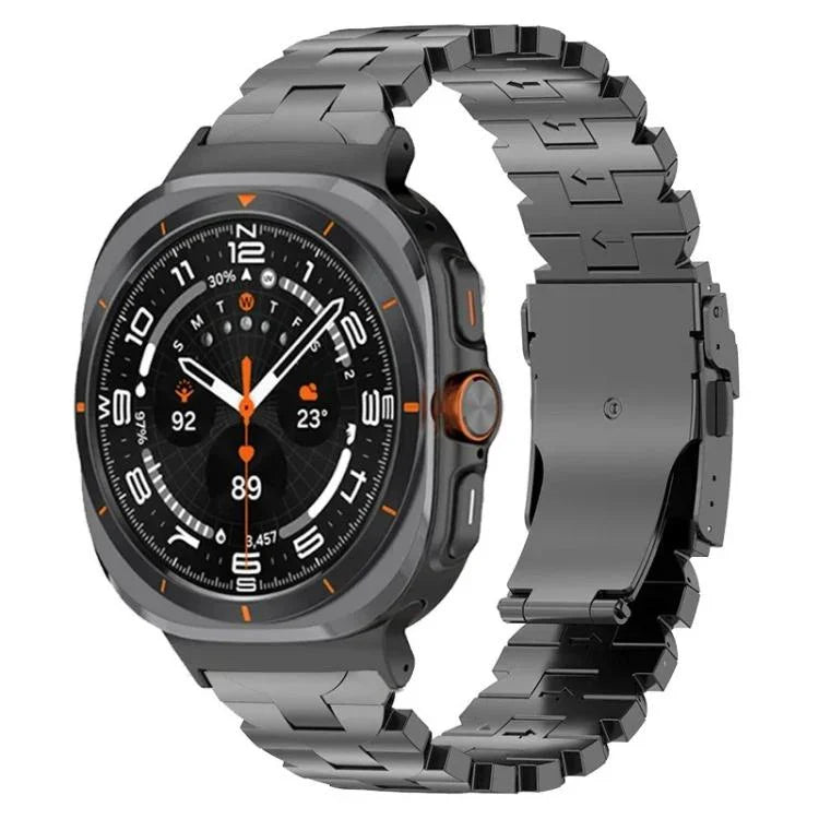 蝴蝶安全扣鈦合金錶帶，適用於 Samsung Galaxy Watch8 / Watch8 Classic