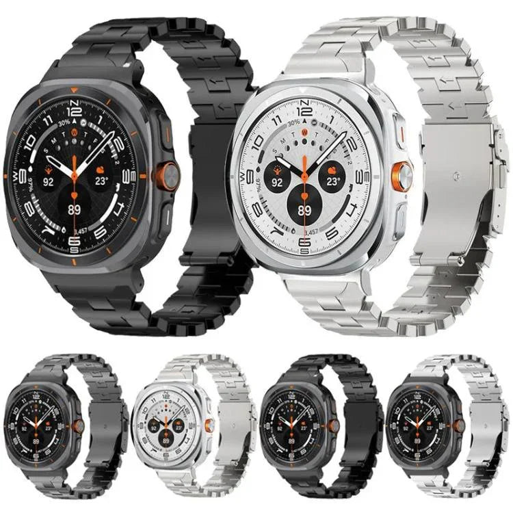蝴蝶安全扣鈦合金錶帶，適用於 Samsung Galaxy Watch8 / Watch8 Classic