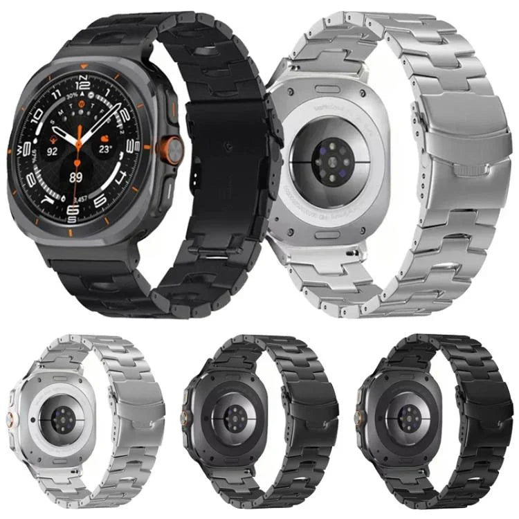 安全扣鈦合金錶帶，適用於 Samsung Galaxy Watch8 / Watch8 Classic