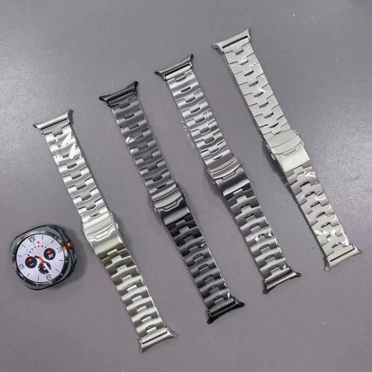 安全扣鈦合金錶帶，適用於 Samsung Galaxy Watch8 / Watch8 Classic