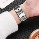 安全扣鈦合金錶帶，適用於 Samsung Galaxy Watch8 / Watch8 Classic