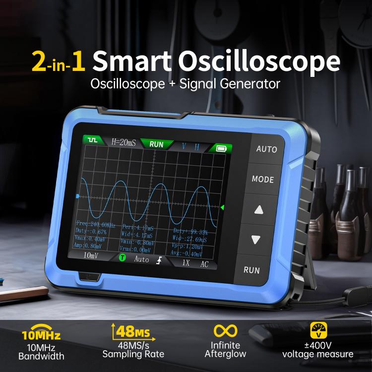 FNIRSI DSO510 手持小型數位便攜平板示波器，DSO510