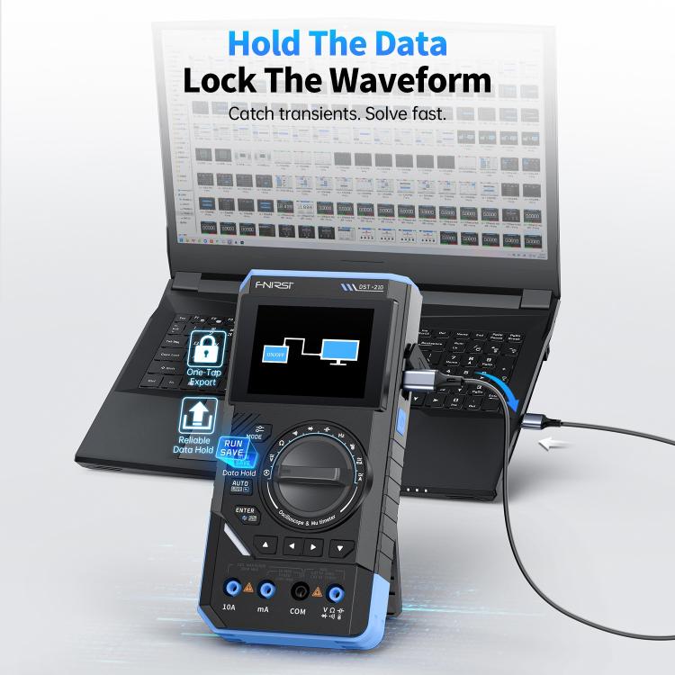 FNIRSI DST210 三合一數字萬用表示波器，DST210