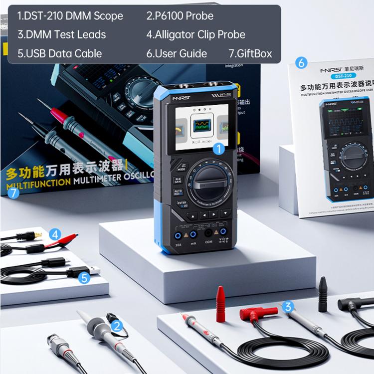 FNIRSI DST201 三合一數位萬用表示波器