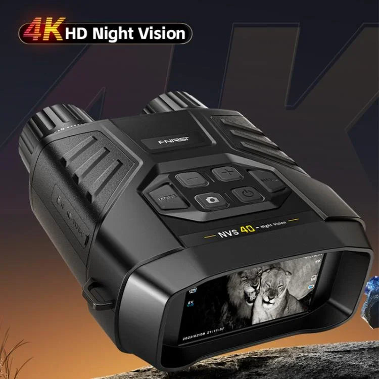FNIRSI NVS-40 小型便攜戶外 4K 全彩高清紅外線雙筒望遠鏡夜視裝置，NVS-40