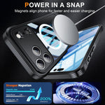 Life 防水 MagSafe 磁吸耐用手機殼，適用於 iPhone 17 Pro Max、iPhone 17 Pro