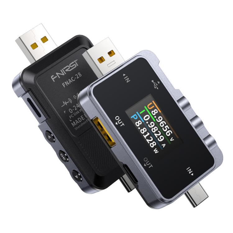 Fnirsi FNAC-28 多功能 Type-C 與 USB 專業級波紋監測測試儀，FNAC-28