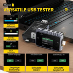 Fnirsi FNAC-28 多功能 Type-C 與 USB 專業級波紋監測測試儀，FNAC-28