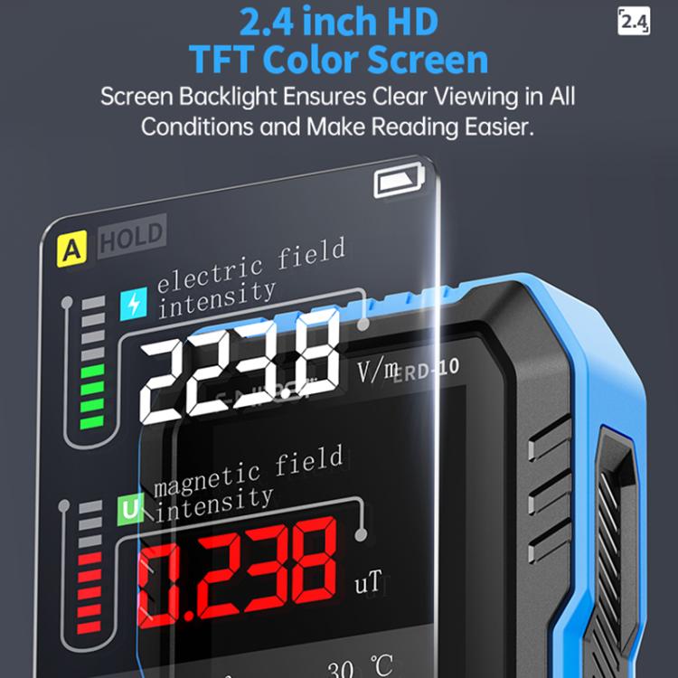 FNIRSI ERD-10 三合一電磁輻射偵測器，FNIRSI ERD-10