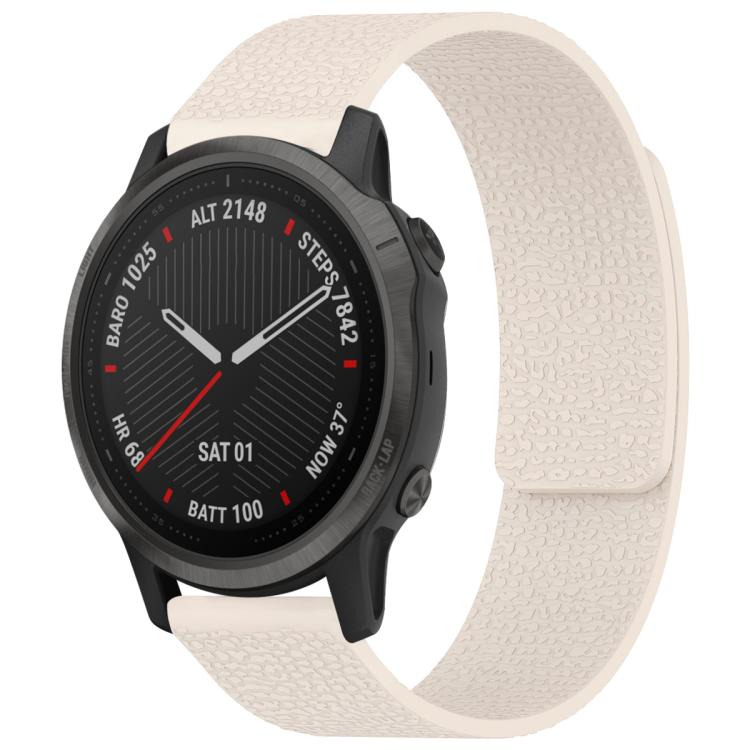 xDfind Litchi Texture Magnetic Silicone Watch Band, For Garmin Fenix 8/7X/6X/5X 26mm, For Garmin Fenix 8/7/6/5 22mm, For Garmin Fenix 8/7S/6S/5S 20mm, For Garmin Forerunner 45 / 45S / Swim 2 18mm