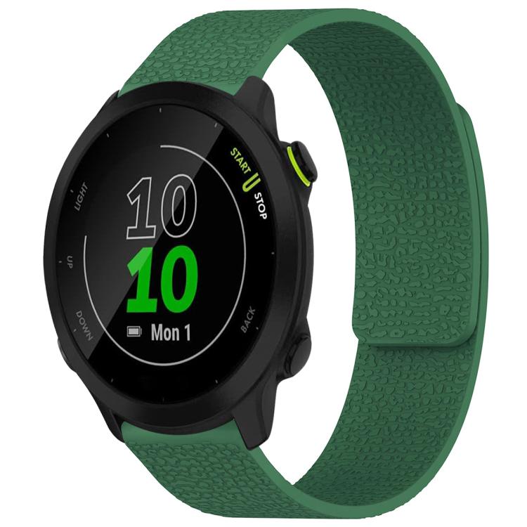 xDfind Litchi Texture Magnetic Silicone Watch Band, For Garmin Fenix 8/7X/6X/5X 26mm, For Garmin Fenix 8/7/6/5 22mm, For Garmin Fenix 8/7S/6S/5S 20mm, For Garmin Forerunner 45 / 45S / Swim 2 18mm
