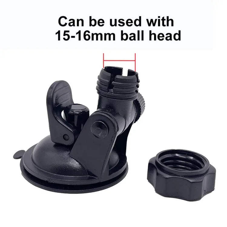 玻璃磚吸盤支架底座，適用於 15-16mm 球頭，55mm、70mm 黑膠