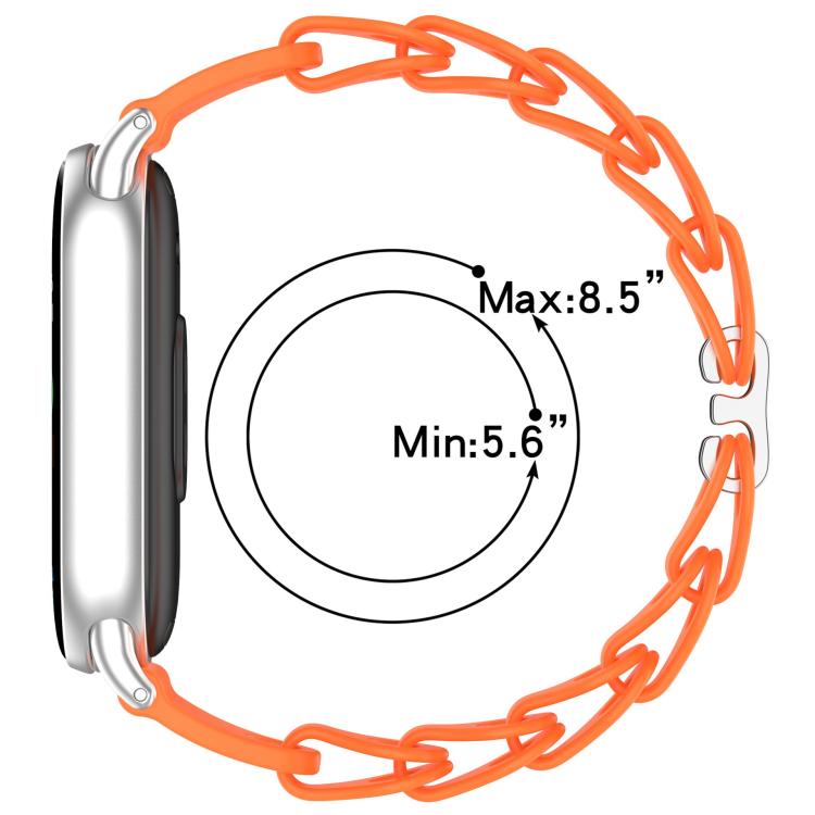 xDfind Hollow Bracelet Silicone Watch Band, For Xiaomi Smart Band 10 / 9 / 8
