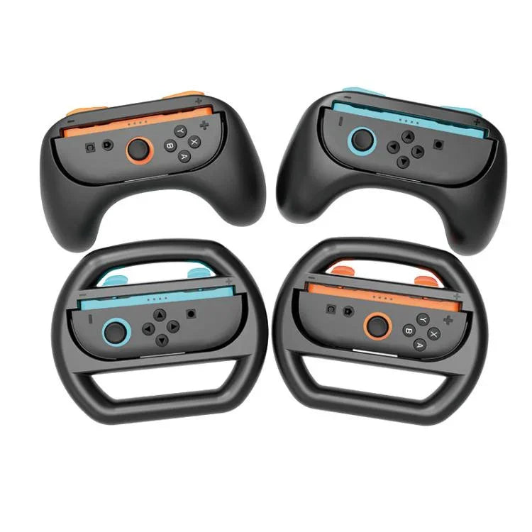 適用於 Nintendo Switch 2 iPlay HBS-2870 4合1控制器握把方向盤組合