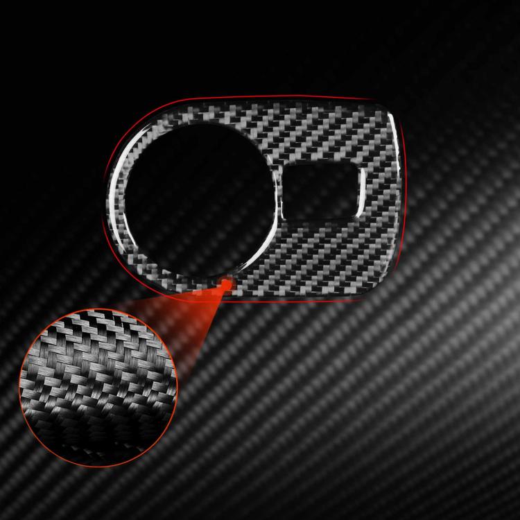 Carbon Fiber Car Headlight Switch Panel Decorative Sticker for SEAT Leon 2005-2012, Headlight Switch Panel, Left Driver, Headlight Switch Panel, Right Driver