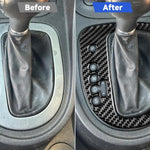 Carbon Fiber Car Gear Position Panel Decorative Sticker for SEAT Leon 2005-2012, Gear Position Panel, Left Driver, Gear Position Panel, Right Driver